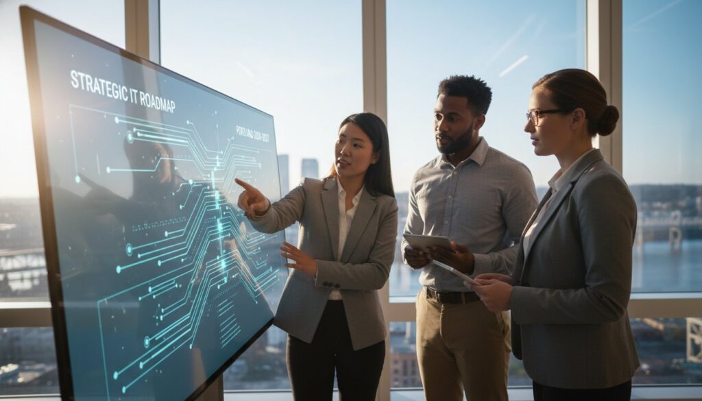 Strategic IT Consultation in Portland: Scaling Your Business with Peace of Mind - Hero Image Strategic IT Consultation in Portland: Scaling Your Business with Peace of Mind