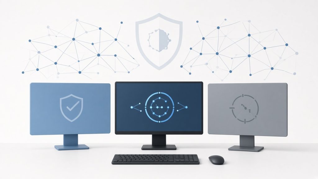 soc-mdr-smb-2026 Security operations and MDR concept for small business monitoring and response